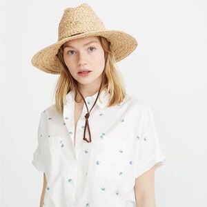 Madewell x Biltmore® Raffia Lifeguard Hat